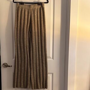 Crescent Taupe Knit Sweater Pant